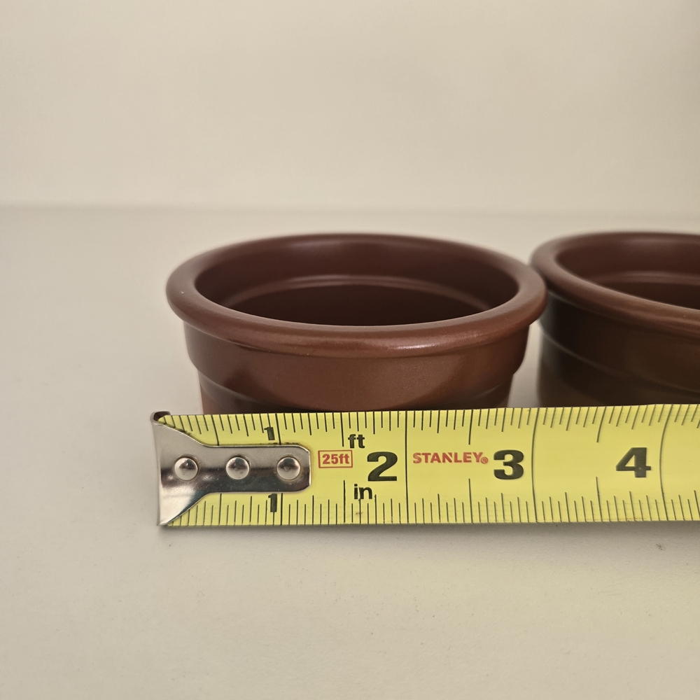 Waechtersbach Terracotta Ramekin Set of 2 Oven Safe Ceramic Bowls - Picture 5 of 6